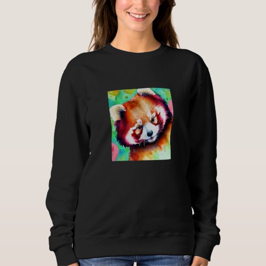 Valentine's Day Love Heart Red Panda Girlfriend Fi Sweatshirt (Vorderseite)