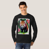 Valentine's Day Love Heart Red Panda Girlfriend Fi T-Shirt (Vorne ganz)