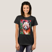 Valentine's Day Love Heart Red Panda Girlfriend Fi T-Shirt (Vorne ganz)