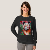 Valentine's Day Love Heart Red Panda Girlfriend Fi T-Shirt (Vorne ganz)