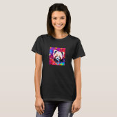Valentine's Day Love Heart Red Panda Girlfriend Fi T-Shirt (Vorne ganz)