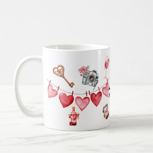 Valentine's Day -LOVE Kaffeetasse (Links)