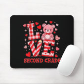 Valentine's Day Love Second Grade Teacher Mousepad (Mit Mouse)