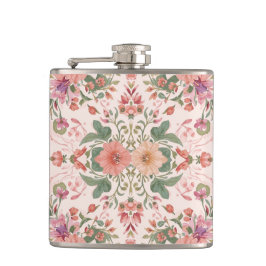 Valentine's Day, Lovely Pink Flowers Pattern  Flachmann