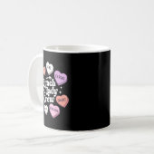 Valentines Day Lunch Lady Groovy Cafeteria Squad H Kaffeetasse (Vorderseite Links)