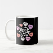 Valentines Day Lunch Lady Groovy Cafeteria Squad H Kaffeetasse (Links)