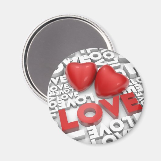 Valentine's Day Magnet (Vorderseite/Rückseite)