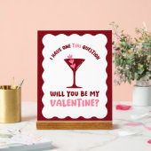 Valentine's Day Martini Station Galentine's Day Acrylschild (Hochzeit)