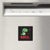 Valentines Day Matching Soulmates Soul Dino Trex C Magnet (In Situ (Geschirrspüler))
