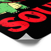 Valentines Day Matching Soulmates Soul Dino Trex C Poster (Ecke)