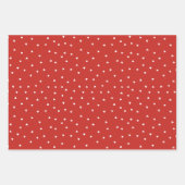 Valentine's Day Modern Red & Pink Hearts Script Geschenkpapier Set (Vorderseite 3)