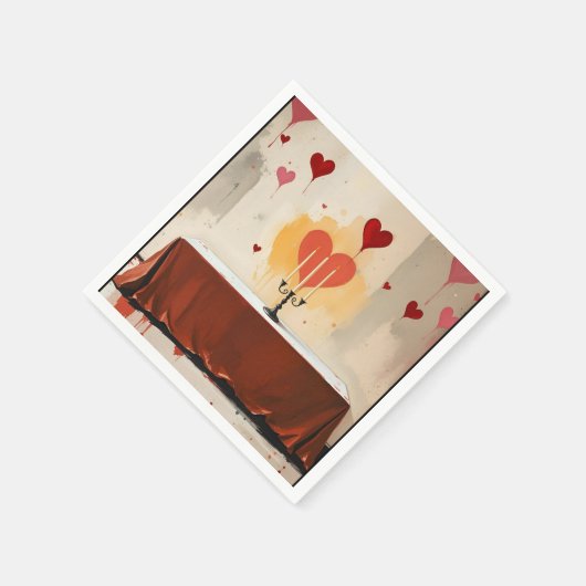 Valentines Day Napkins  Serviette (Ecke)
