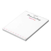 Valentines Day Note Pad Notizblock (Rotiert)