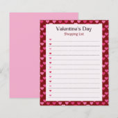 Valentine's Day Notepad (Vorne/Hinten)