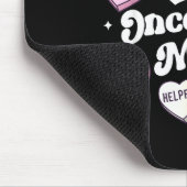 Valentines Day Oncology Nurse Cancer Suprt Groovy Mousepad (Ecke)