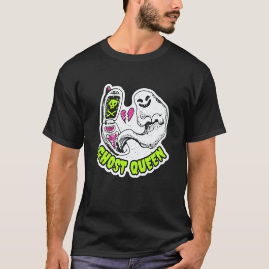 Valentine's Day Outfit Ghost Queen Anti Valentine' T-Shirt (Vorderseite)