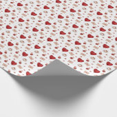 Valentine's Day Packpapier Design (Ecke)