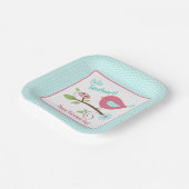 Valentine's Day Party Bird Hallo Tweetheart Pappteller (Gewinkelt)