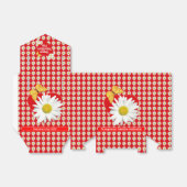 Valentine's Day Party White Daisy Heart Custom Geschenkschachtel (Ungefaltet)