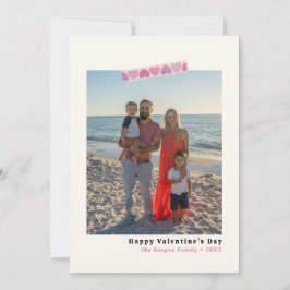 Valentine's Day- Photo Card- Heart Washi Tape Feiertagskarte
