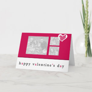 Valentines Day Photo Greeting Card Feiertagskarte