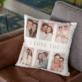 Valentine's Day Pillow | Custom Collage Photos Kissen