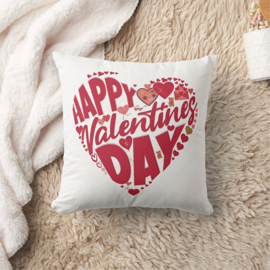 Valentine's Day Pillow Kissen (Decke)