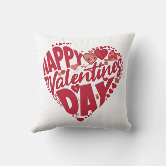 Valentine's Day Pillow Kissen (Rückseite)