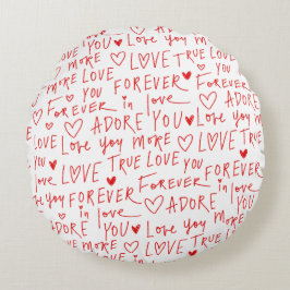 Valentine's Day Pillow Rundes Kissen