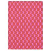 Valentine's Day Pink and Red Heart Pattern Party Tischdecke (Vorderseite)