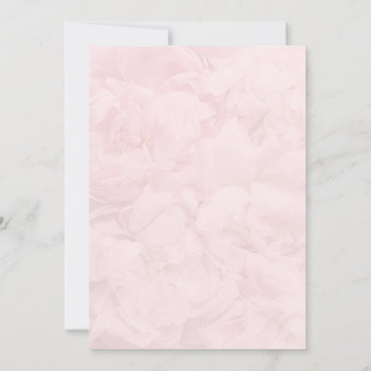 Valentine's Day Pink Baby Girl Dusche Einladung (Rückseite)