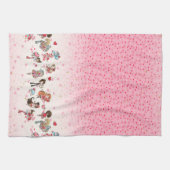 Valentine's Day Pink Kitchen Handtücher (Horizontal)