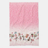 Valentine's Day Pink Kitchen Handtücher (Vertikal)