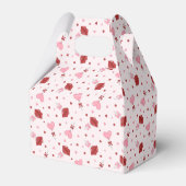 Valentine's Day Pink & Red Heart Lollipop Suckers Geschenkschachtel (Rückseite)