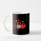 Valentines Day Plaid Bowling Valentine Srts Men Wo Kaffeetasse (Links)