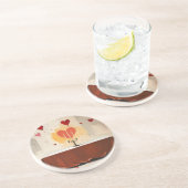 Valentines Day plates  Getränkeuntersetzer (Seite)