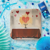 Valentines Day plates Pappteller (Party)