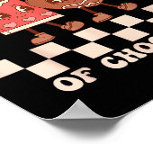 Valentines Day Pregnancy Announcement Matching Cou Poster (Ecke)