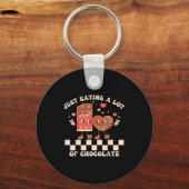 Valentines Day Pregnancy Announcement Matching Cou Schlüsselanhänger (Vorderseite)