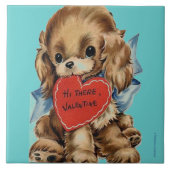 VALENTINE'S DAY PUPPY ART TILES - SONDERGIFTS FLIESE (Vorderseite)