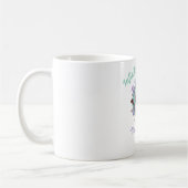 Valentine's Day & Purple and teal Personalized Mug Kaffeetasse (Links)