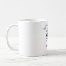 Valentine's Day & Purple and teal Personalized Mug Kaffeetasse