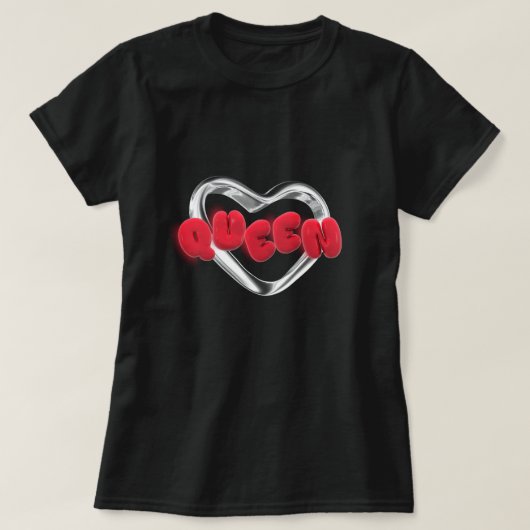 Valentine's Day Queen Gift T-Shirt (Design vorne)