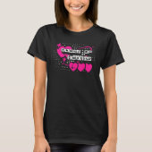 Valentines Day Queen Of Hearts 4 T-Shirt (Vorderseite)