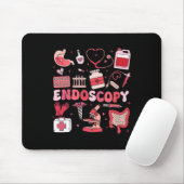 Valentine's Day Retro Endo Crew Nurse Endoscopy Gl Mousepad (Mit Mouse)