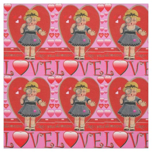 Valentine's Day Retro Kunststoffe - Baumwolle und  Stoff (Muster)