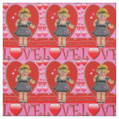 Valentine's Day Retro Kunststoffe - Baumwolle und  Stoff (Muster)