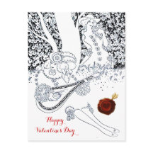 VALENTINE'S DAY ROMANTIC LIVERS RED WAX SIEGEL HER