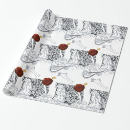 VALENTINE'S DAY ROMANTIC LIVERS RED WAX SIEGEL HER GESCHENKPAPIER