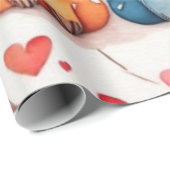 Valentine's Day Rotherherts Wrapping Paper Geschenkpapier (Rolleneckpunkt)